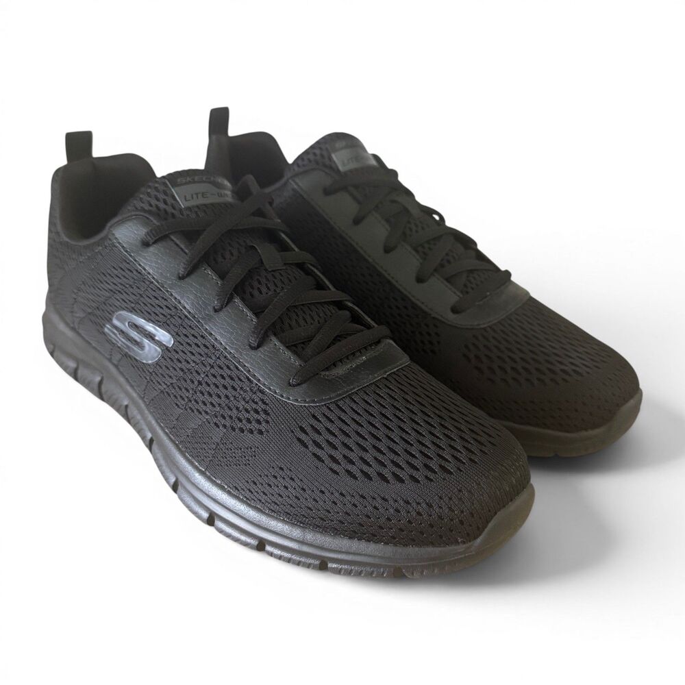 Skechers Track Moulton 232081 Men’s 13 Black Memory Foam Athletic Sneakers